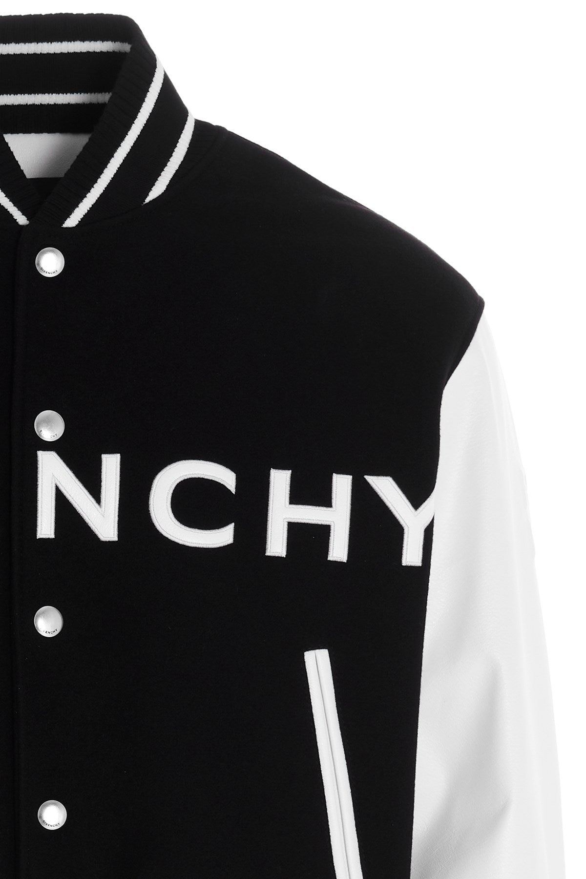 Givenchy Men Logo Bomber Jacket.