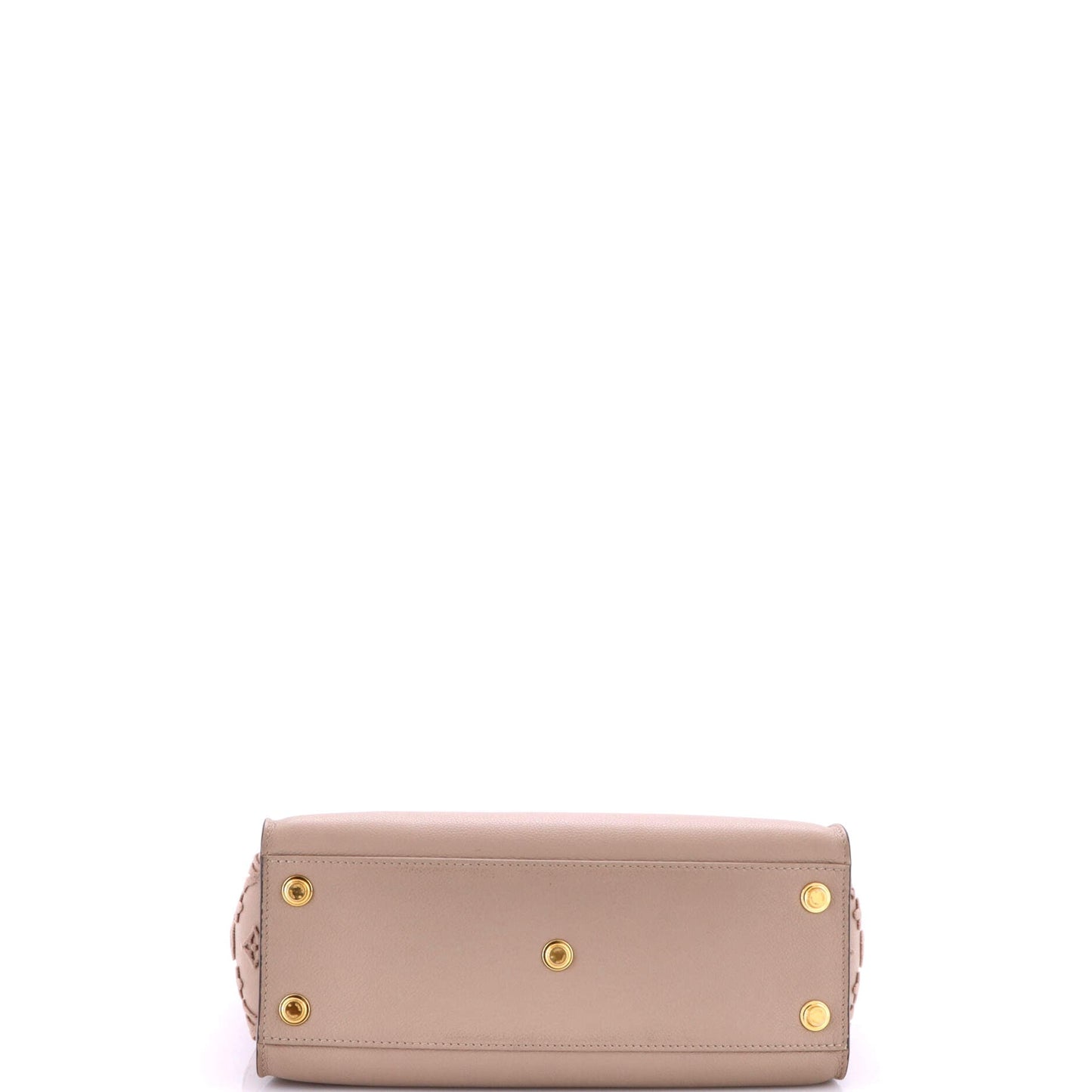 On My Side Tote Monogram Tuffetage Leather MM