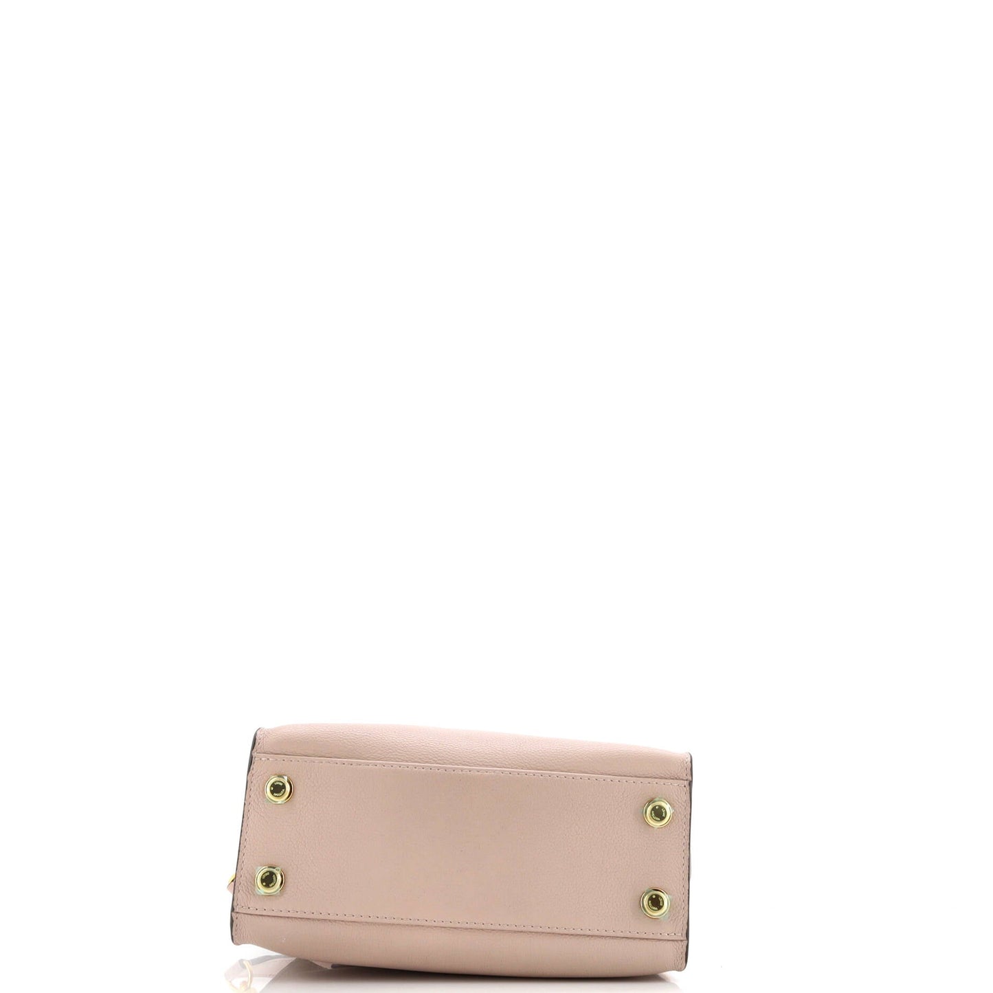 On My Side Tote Leather with Monogram Canvas PM