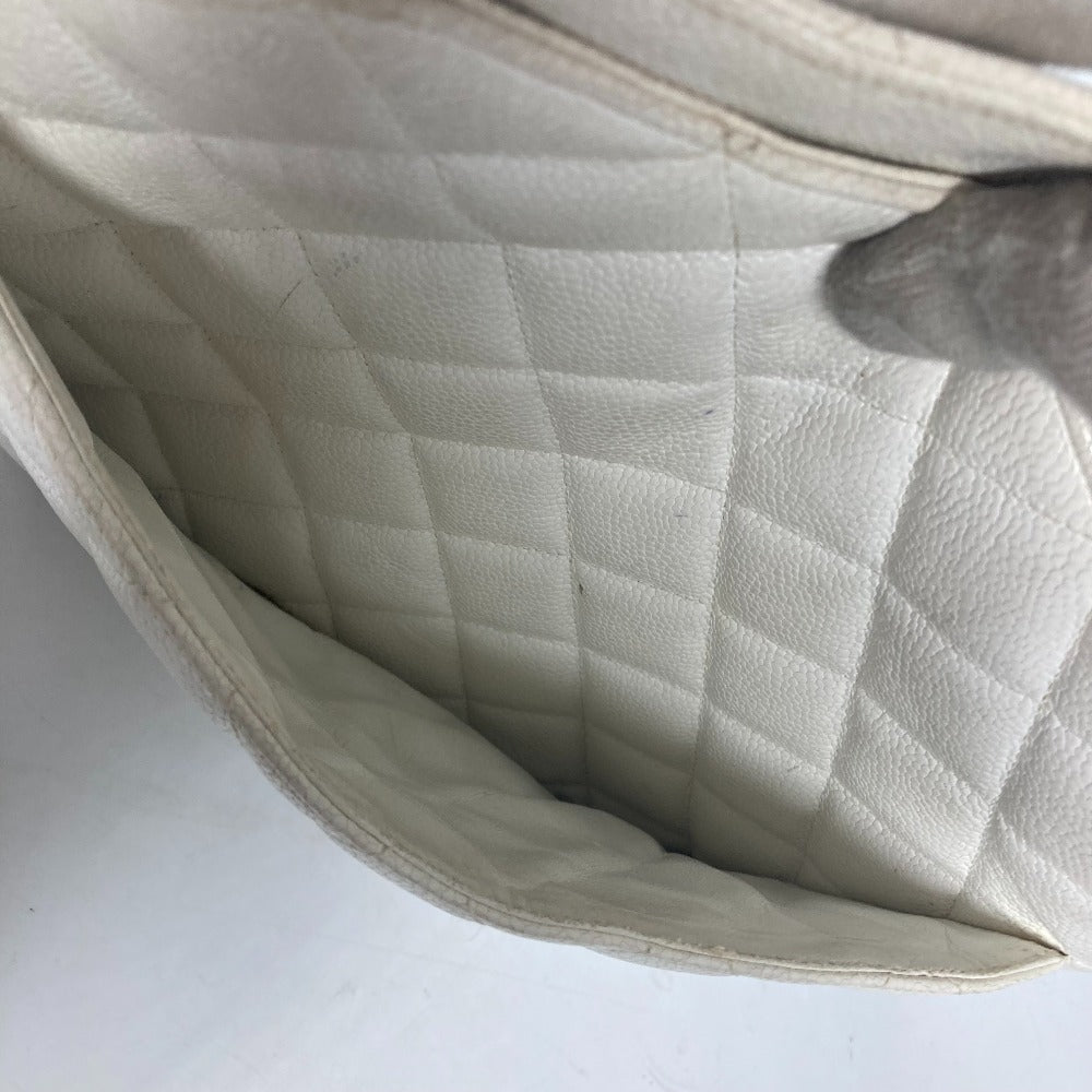 CHANEL Tote Bag A01804 Caviar skin white quilting matelasse CC COCO Mark Replica Tote