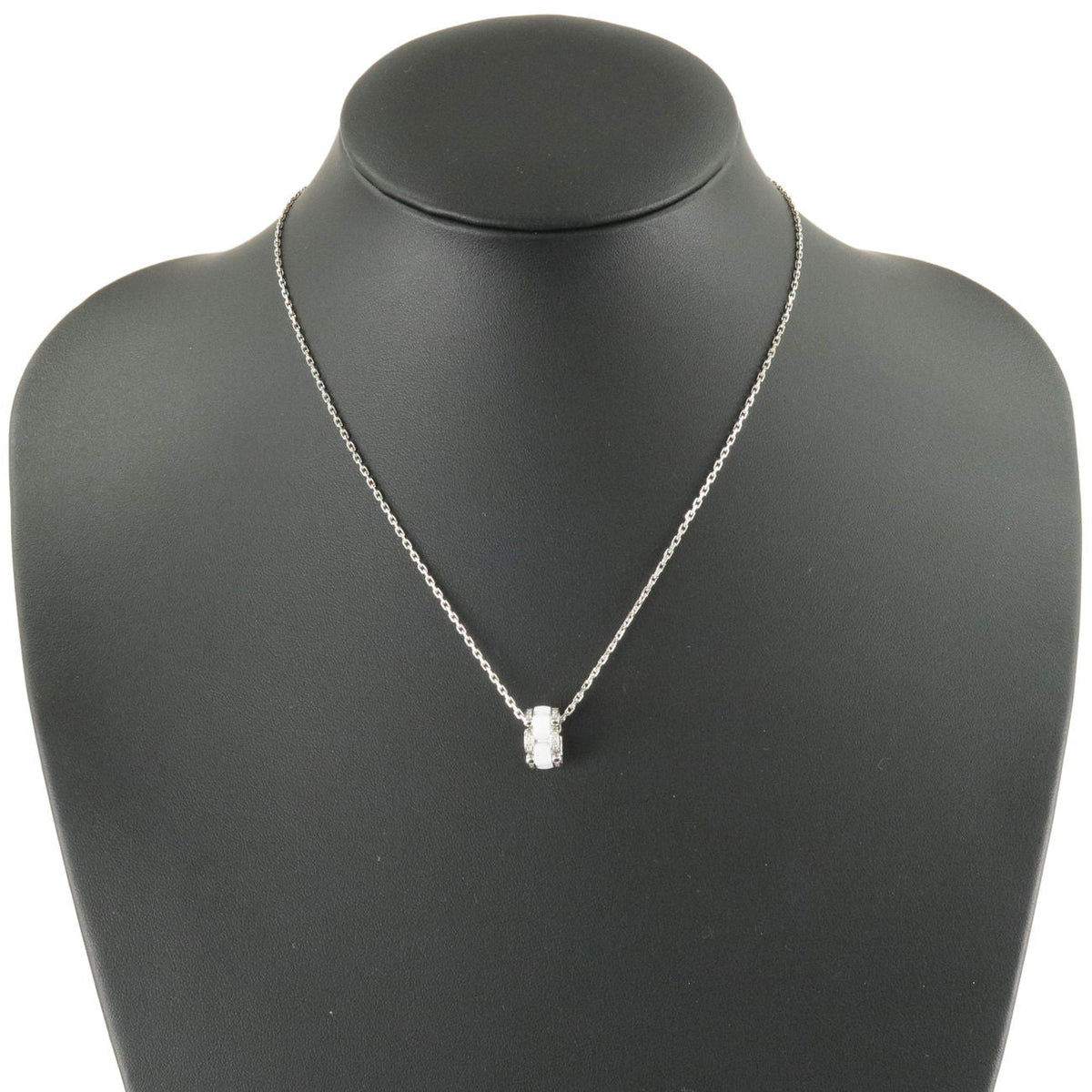 Chanel Ultra Collection Diamond Necklace KWG White Ceramic