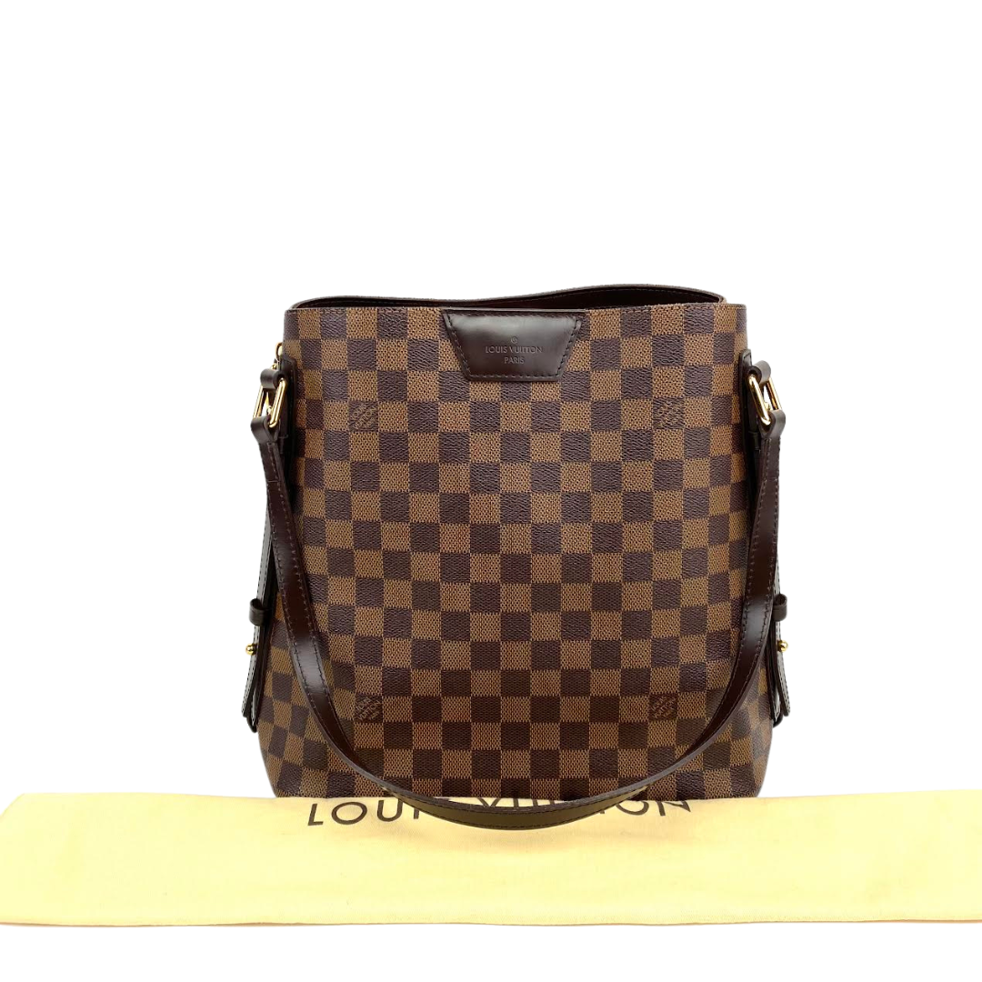 Louis Vuitton Cabas Rivington Damier Ebene Canvas Tote