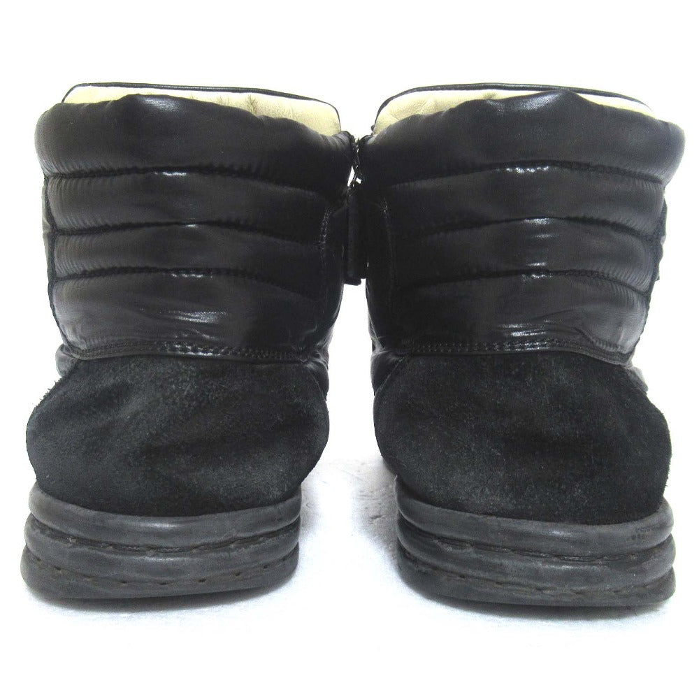 Chanel Coco Mark Pearl Quilted High Cut Sneakers