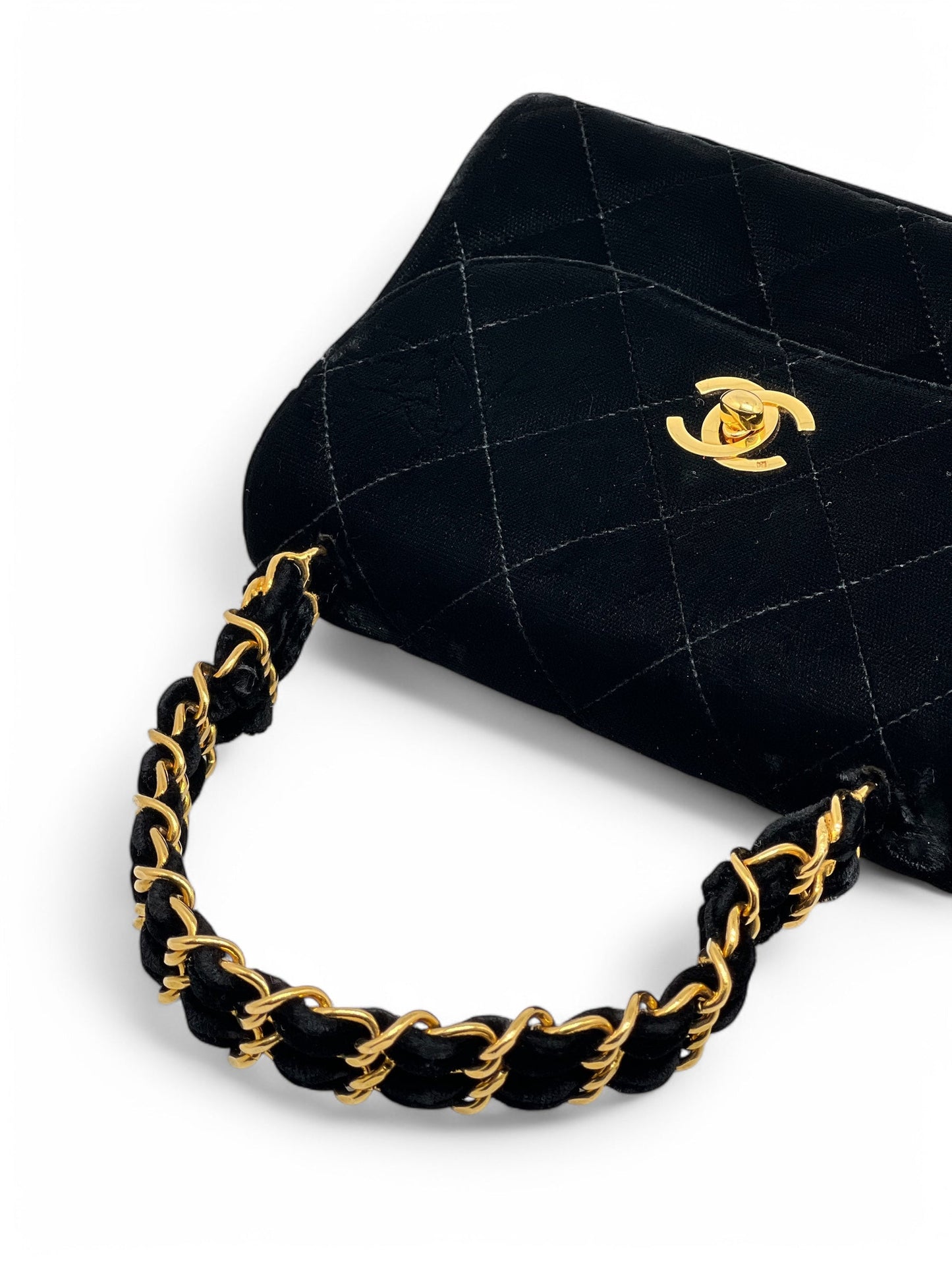 Chanel - Sac à rabat en velours