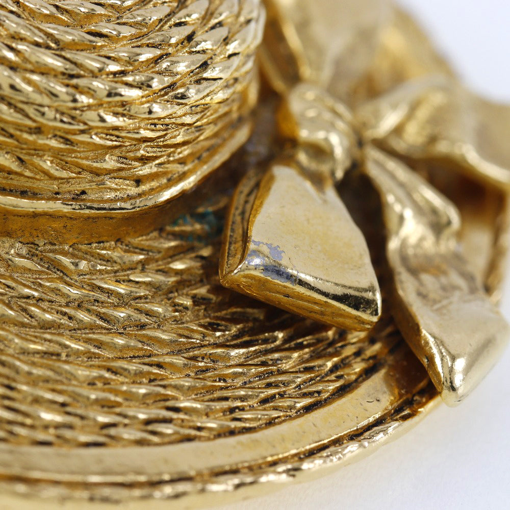 Chanel Chanel Wheat Hat Brooch G French Made 36.0g Straw Hat