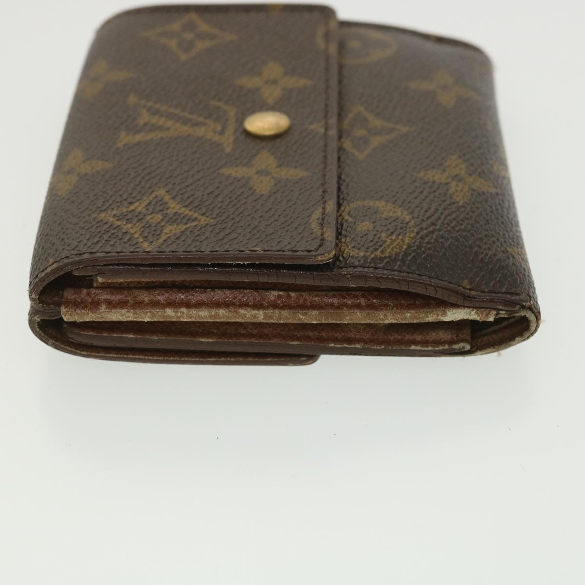 LOUIS VUITTON Monogram Portefeuille Elise Wallet M61654 LV Auth 38169