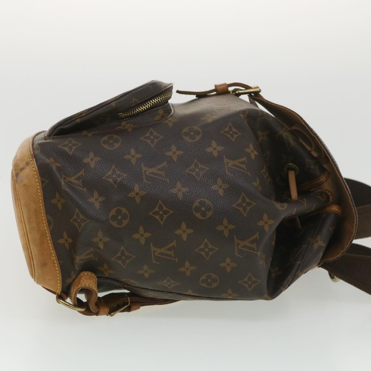 LOUIS VUITTON Monogram Montsouris GM Backpack M51135 LV Auth 38342