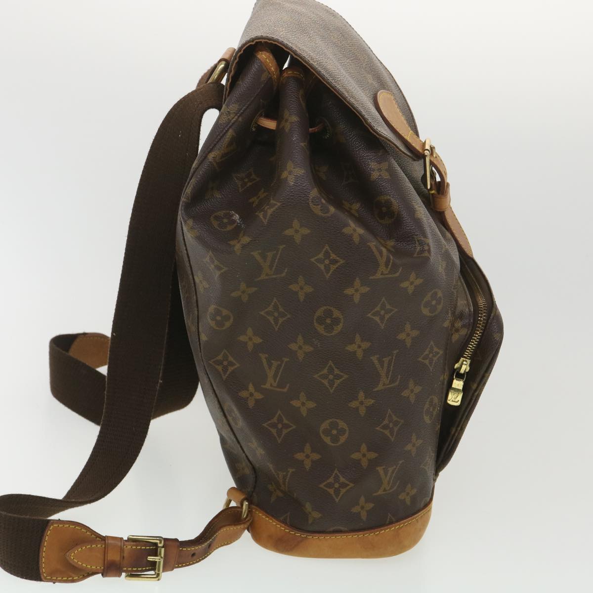 LOUIS VUITTON Monogram Montsouris GM Backpack M51135 LV Auth 38680