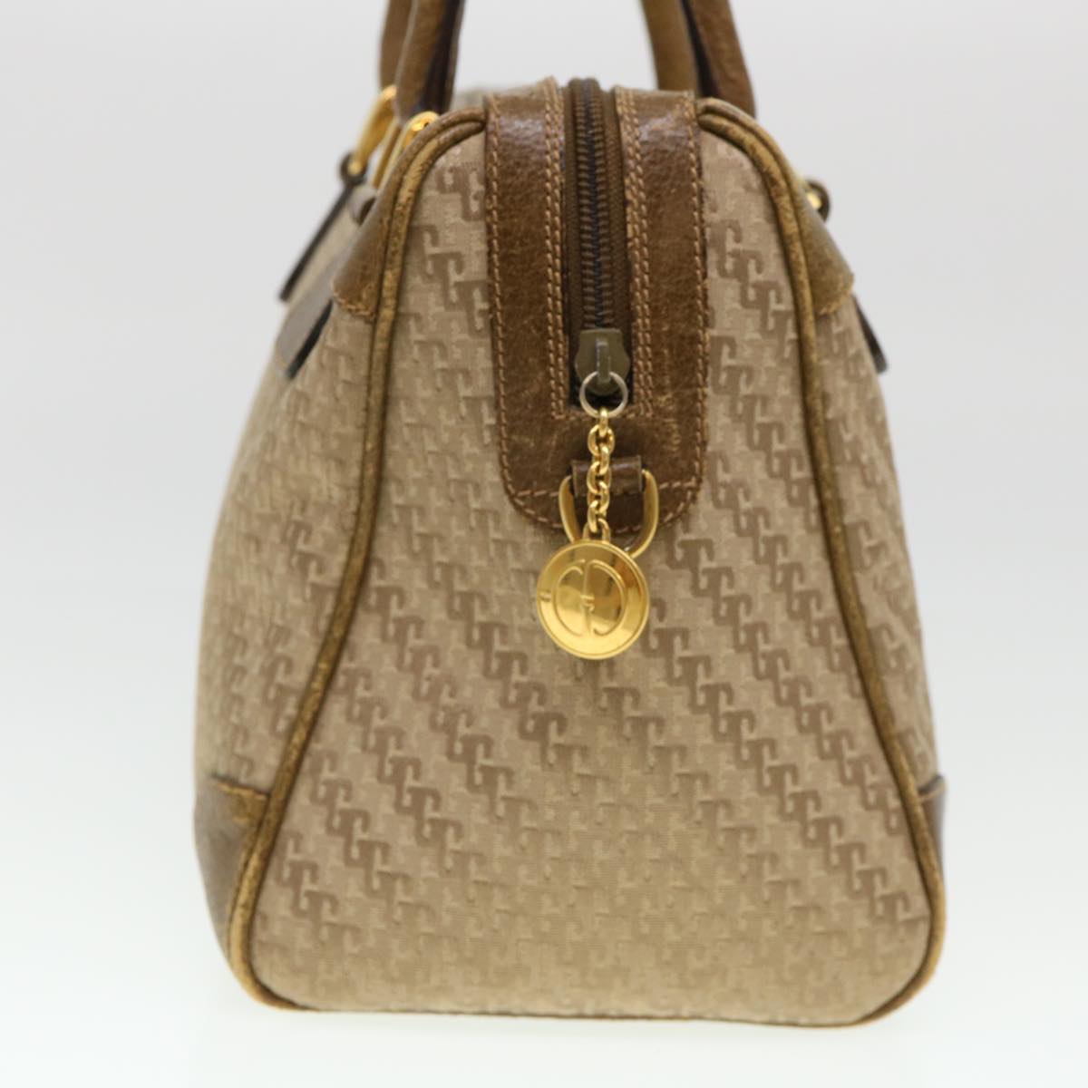 GUCCI Hand Bag Canvas 2way Beige 38861