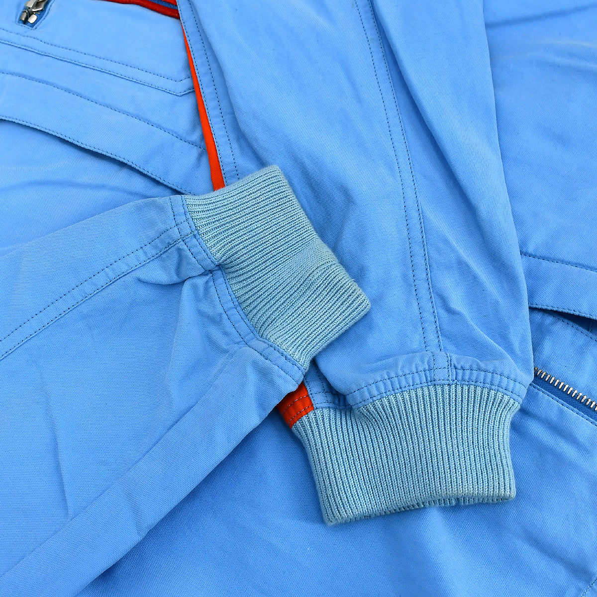 Chanel Sport Line Zip Up Jacket Light Blue 02S #38