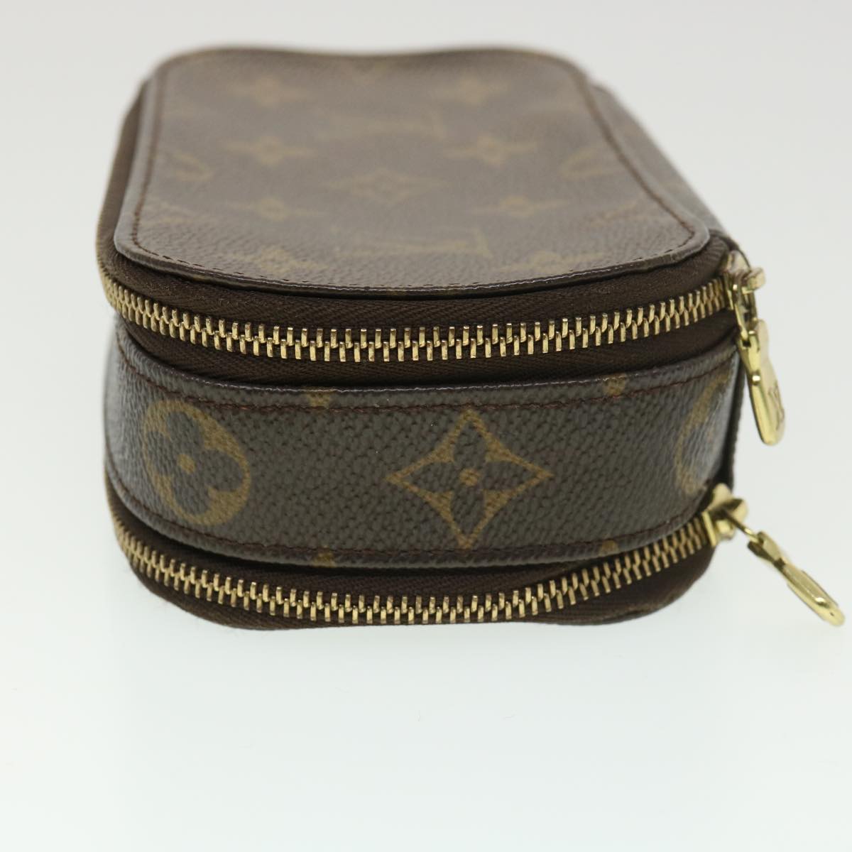 LOUIS VUITTON Monogram Trousse Brush PM Cosmetic Pouch M47510 LV Auth 39154