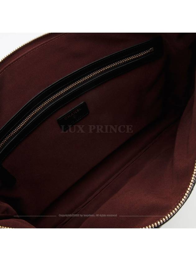 Lambskin clutch large champagne gold 1176hva Chanel
