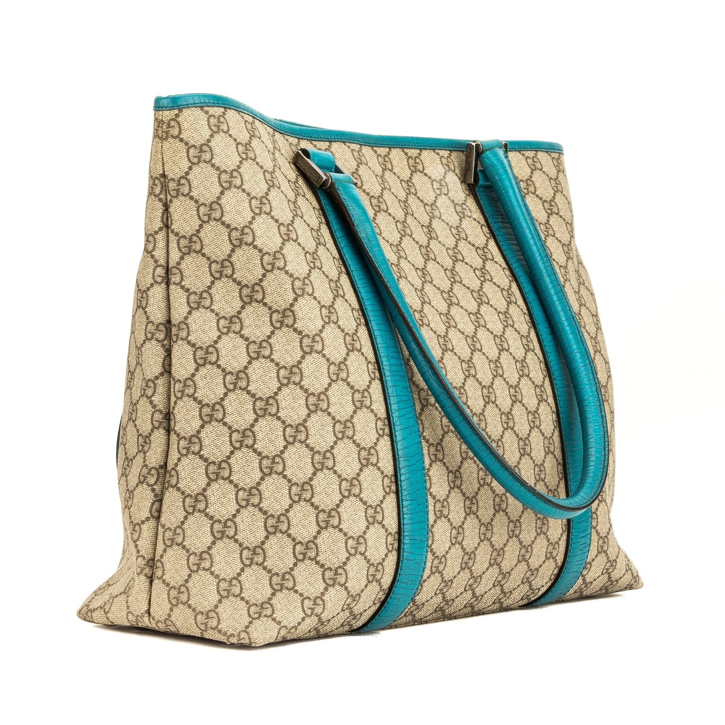 G*G Turquoise GG Supreme Tote (4049008)