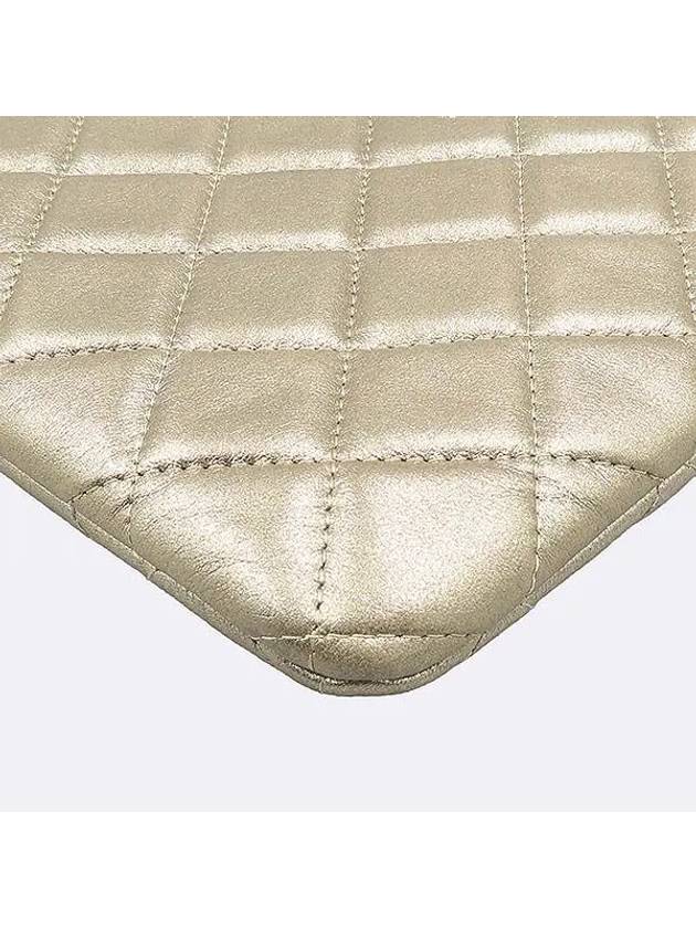 bronze clutch bag Chanel