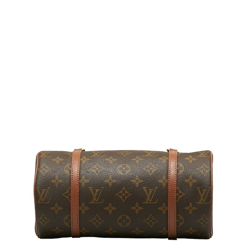 Louis Vuitton Monogram Papillon 26 houlder Bag M51366 Brown PVC Leather Lady Louis Vuitton