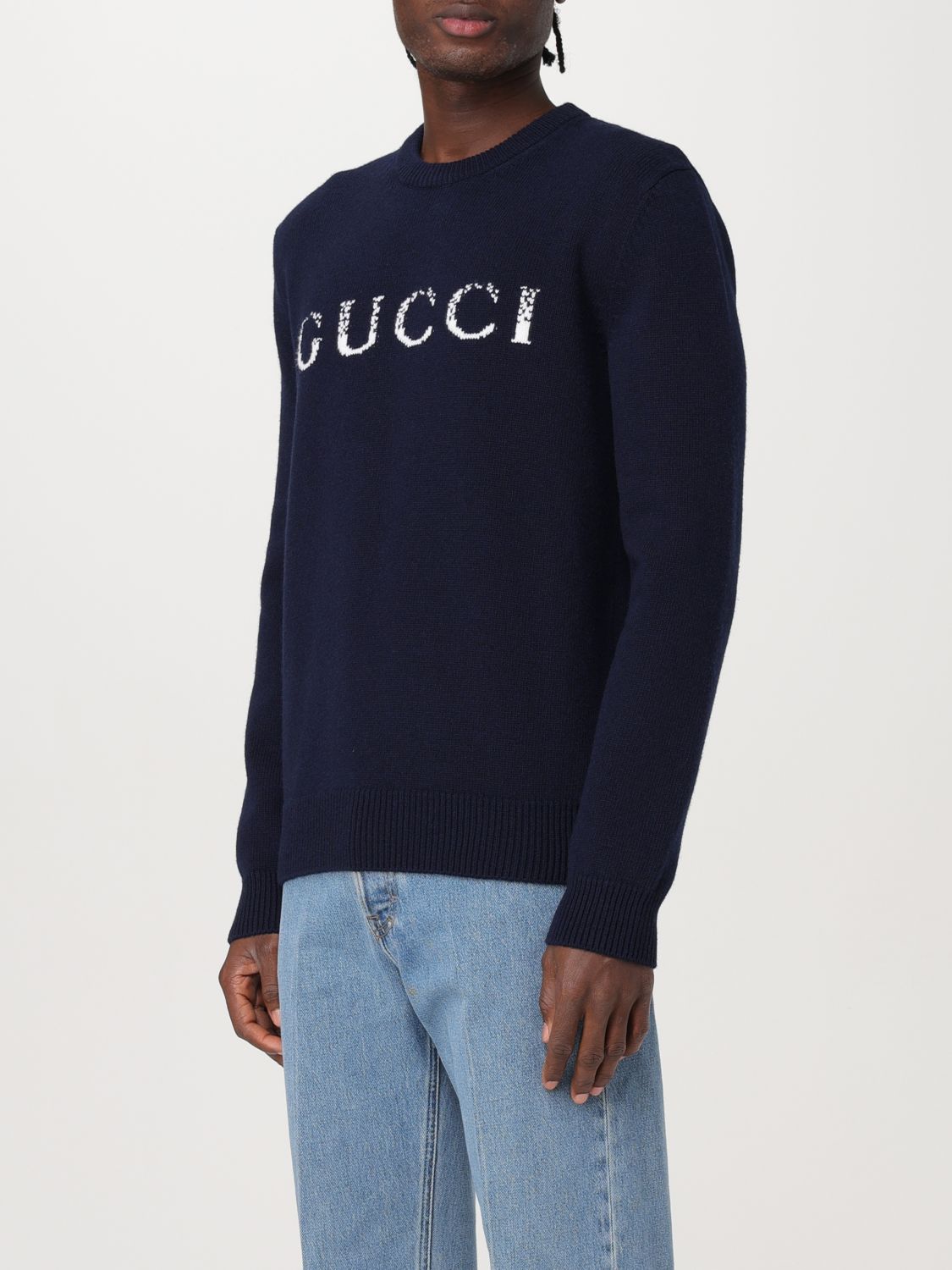 Gucci Sweater Men Blue Men