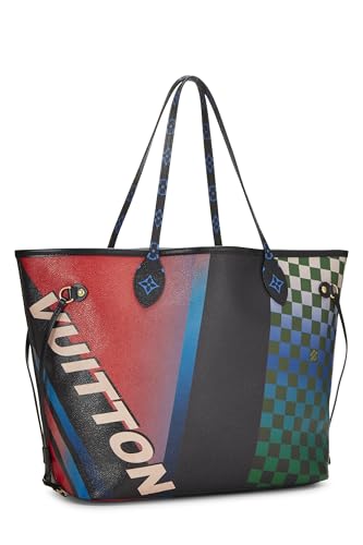 Louis Vuitton, Multicolor Coated Canvas Race Neverfull MM, Multi