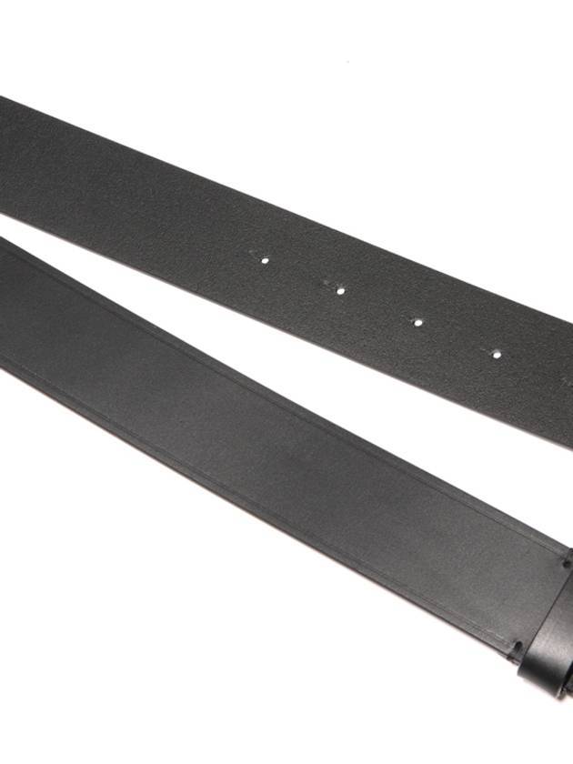 Luxury Balenciaga Men's BB Buckle Large Belt Black