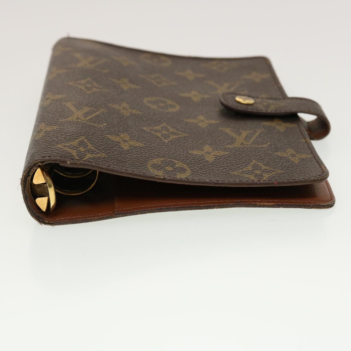 LOUIS VUITTON Monogram Agenda MM Day Planner Cover R20105 LV Auth 45173