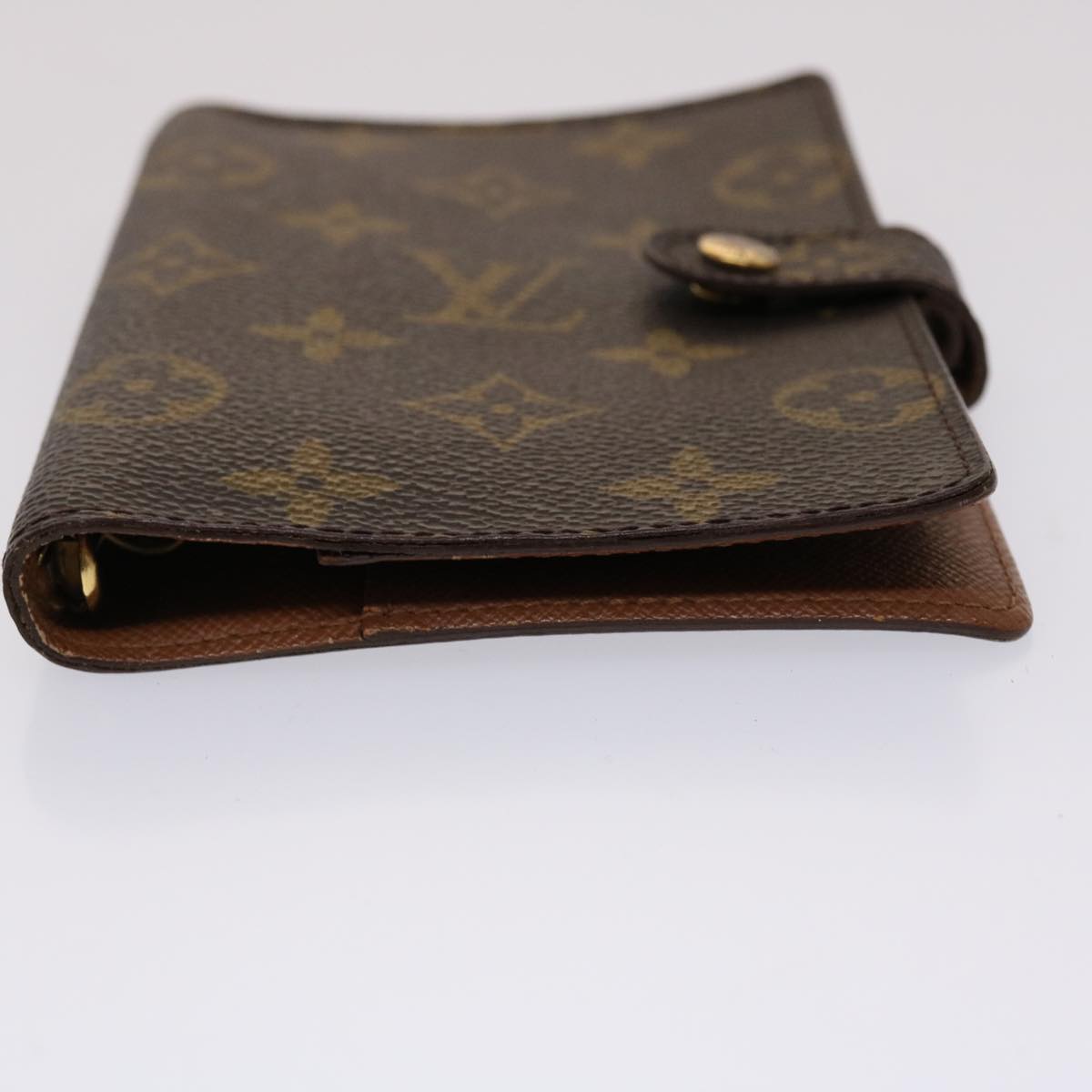 LOUIS VUITTON Monogram Agenda PM Day Planner Cover R20005 LV Auth 46567
