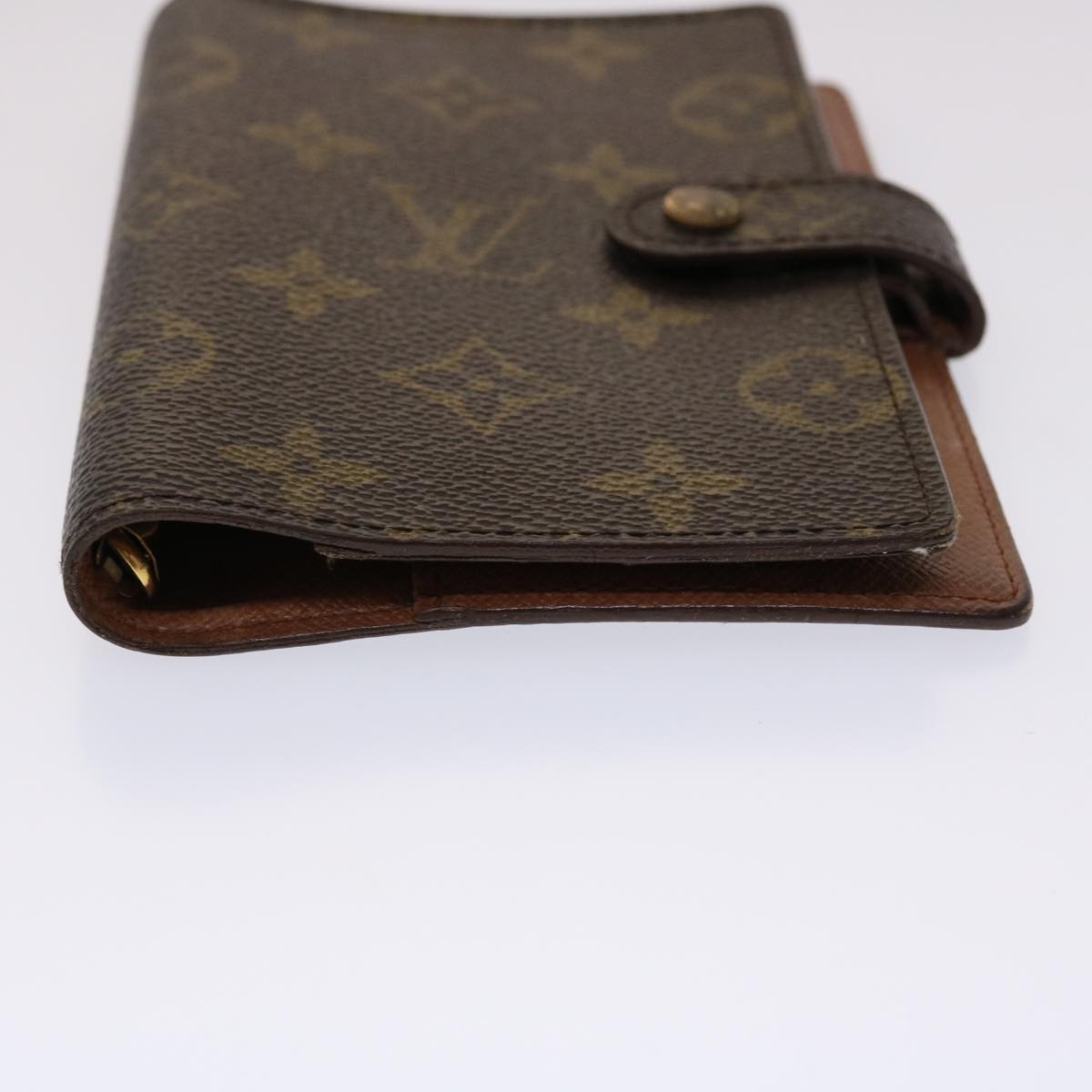 LOUIS VUITTON Monogram Agenda PM Day Planner Cover R20005 LV Auth 47175