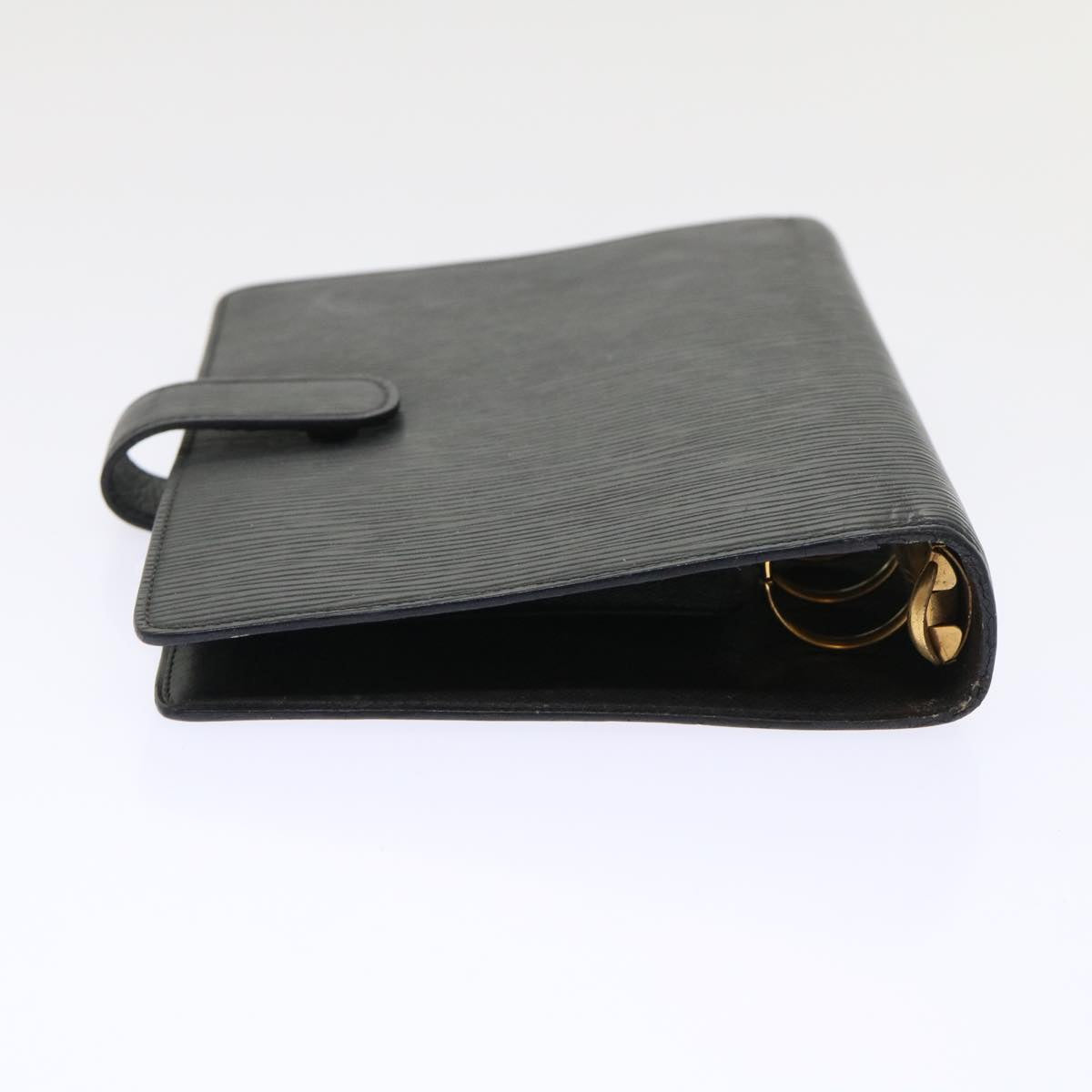 LOUIS VUITTON Epi Agenda MM Day Planner Cover Black R20042 LV 47869