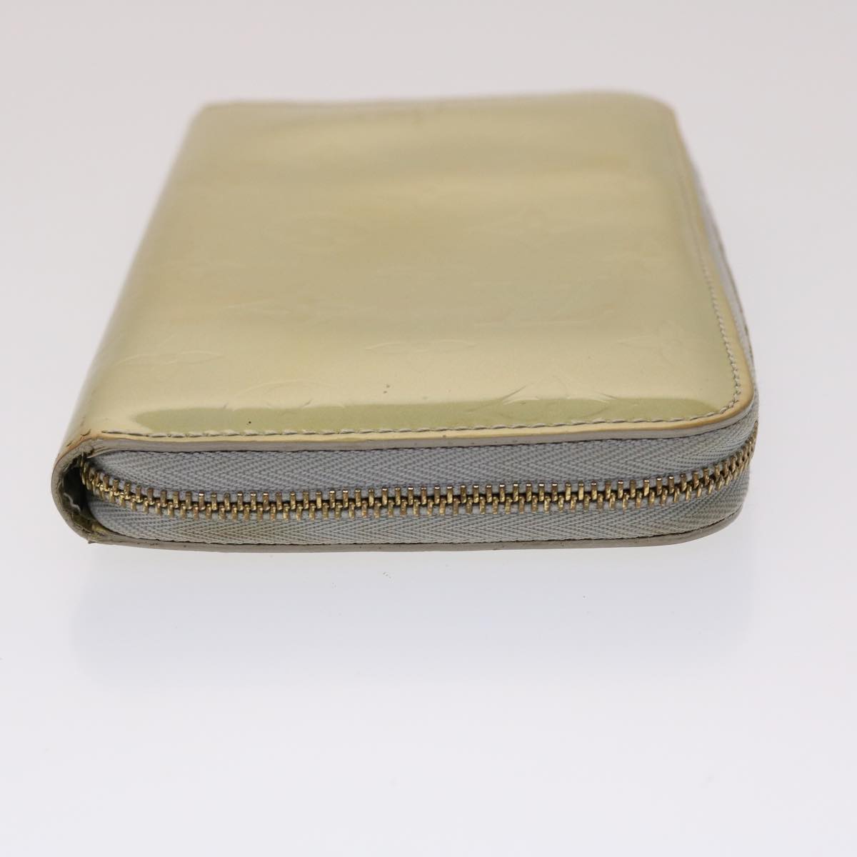 LOUIS VUITTON Monogram Vernis Eldridge Long Wallet Gris M91158 LV 47876