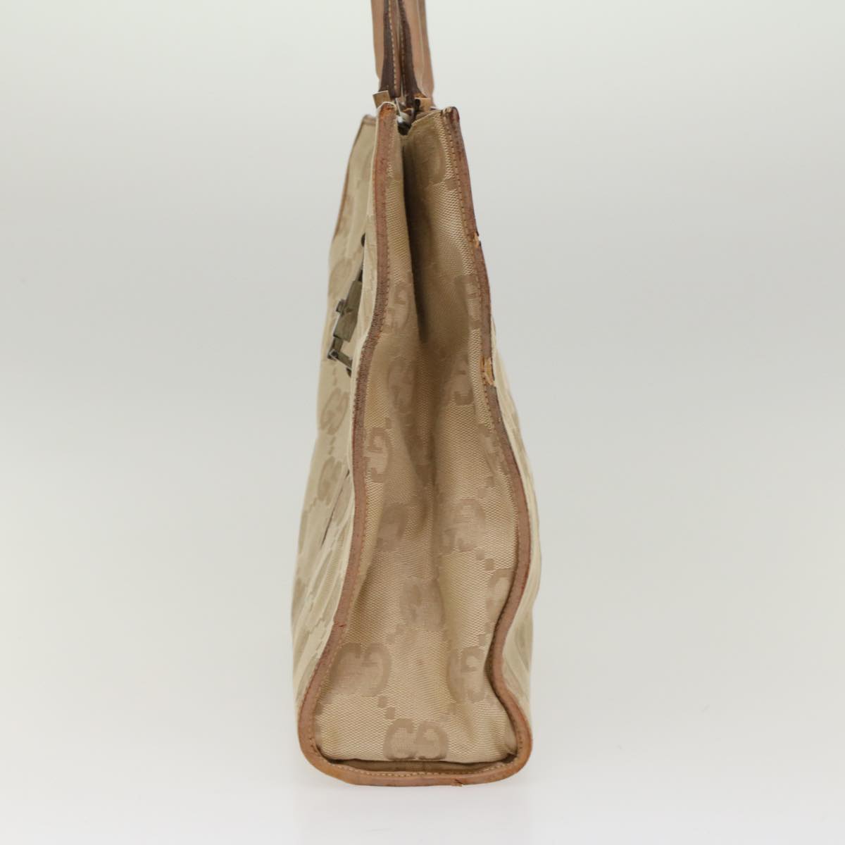 Gucci GG Canvas Jackie Tote Bag Beige 47994