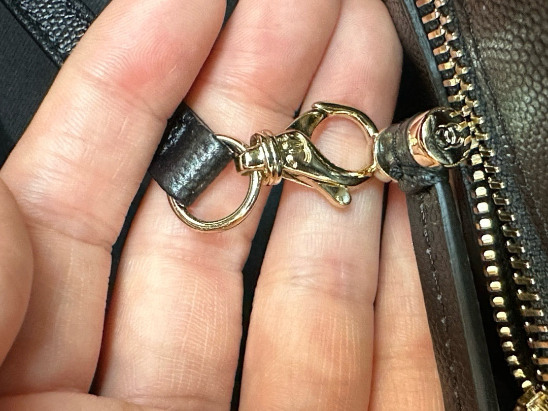 Chanel Medium Classic CC Shopping Tote Quilted Calfskin