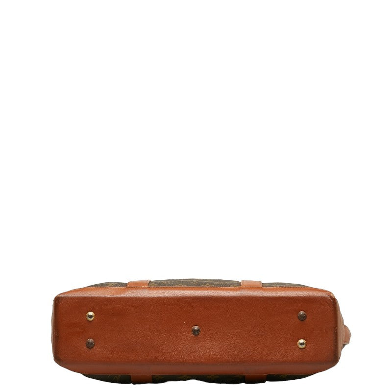 Louis Vuitton Monograms acksweekend PM Shoulder Bag M42425 Brown PVC Leather Louis Vuitton