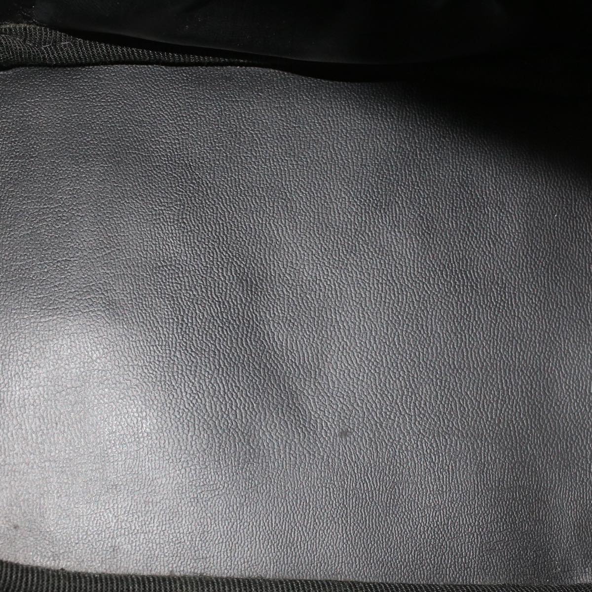 CHANEL Vanity Cosmetic Pouch Lamb Skin Black CC Auth 49400A