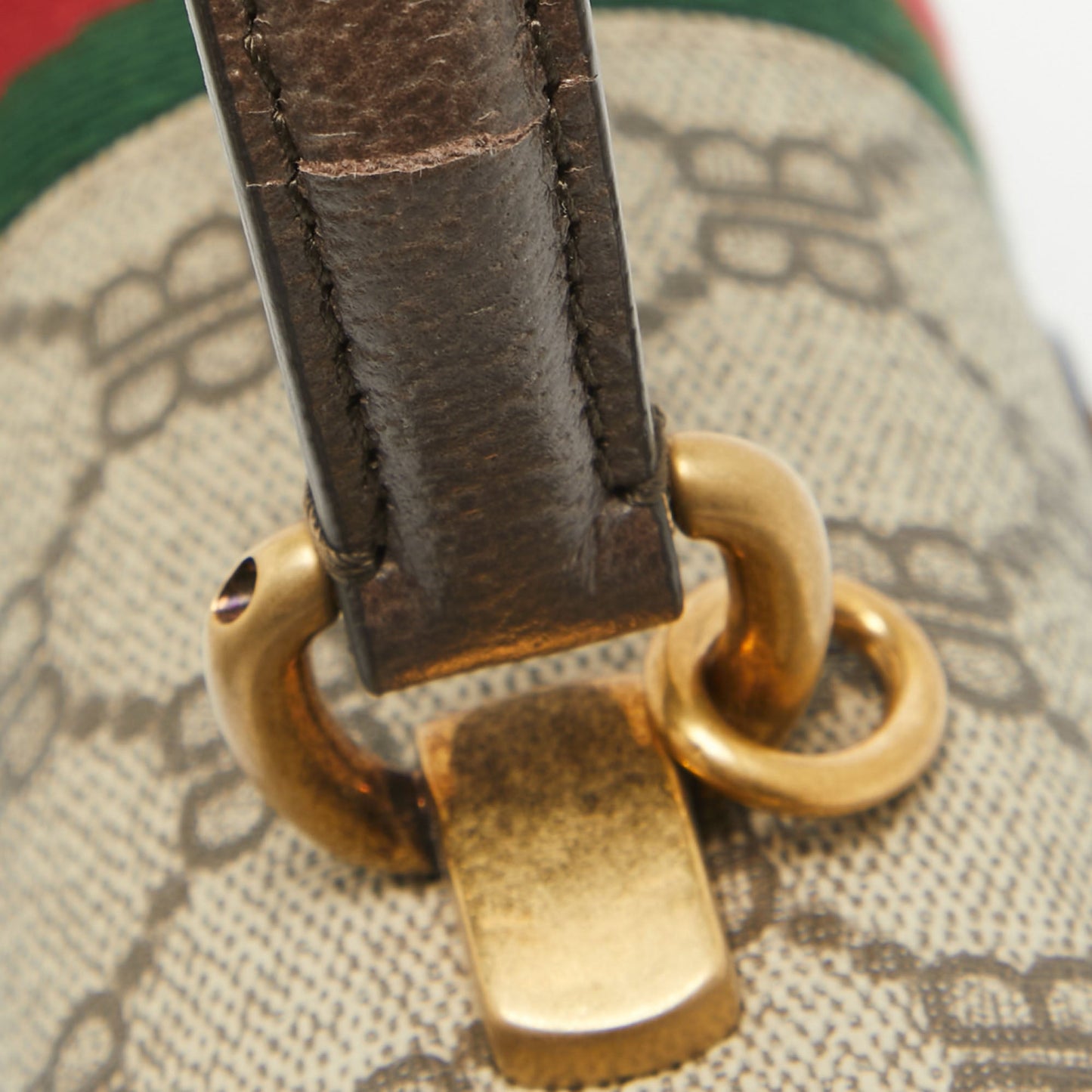 Luxury Balenciaga X Gucci Brown/beige Coated Canvas And Leather The Hacker Project Bag..