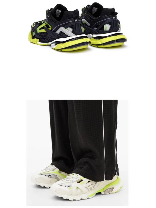 Luxury Balenciaga Track 2 Low Top Sneakers Yellow Black