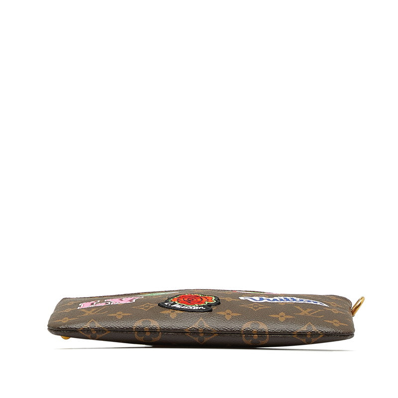 Louis Vuitton Monogram City Patch — Collection Pocket M63447 Brown Multicolor PVC Men LOUIS VUITTON