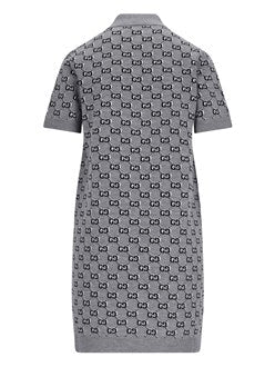 Gucci Women Gg Shadow' Mini Polo Dress