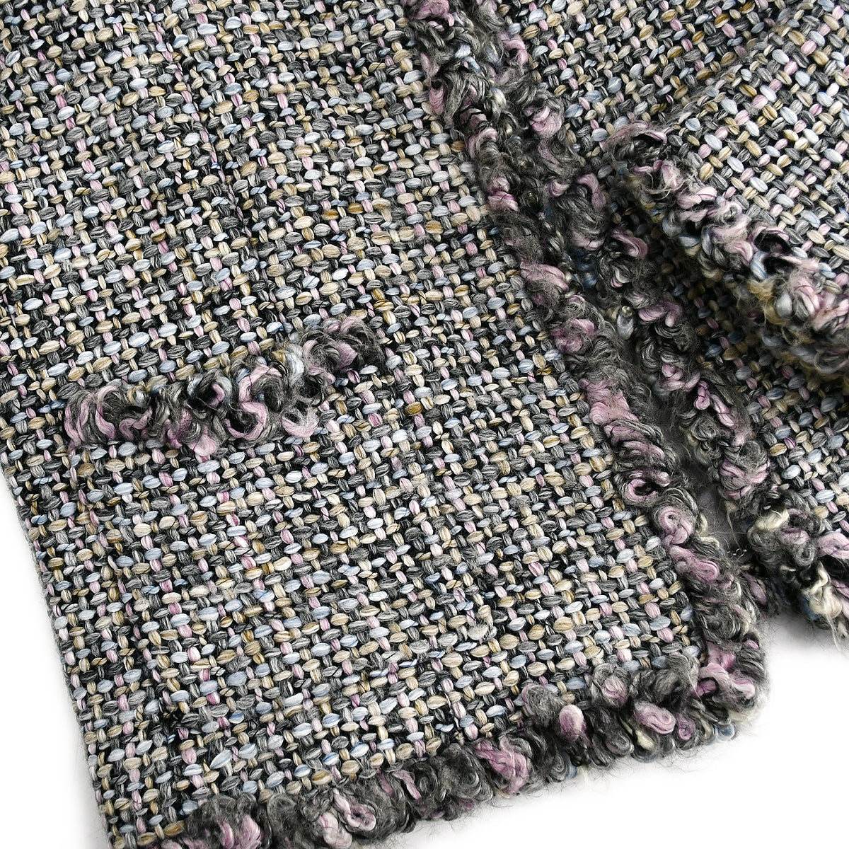 Chanel Fall 2003 Collarless Tweed Jacket #36