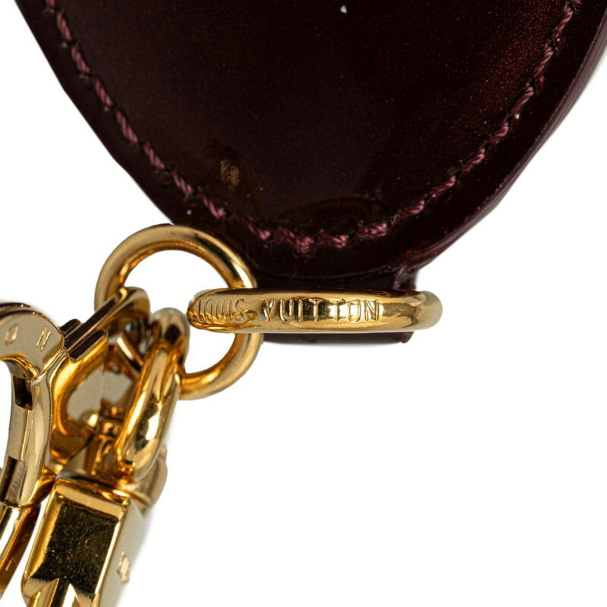 Louis Vuitton Vernis Amarante Patent Leather Shoulder Bag