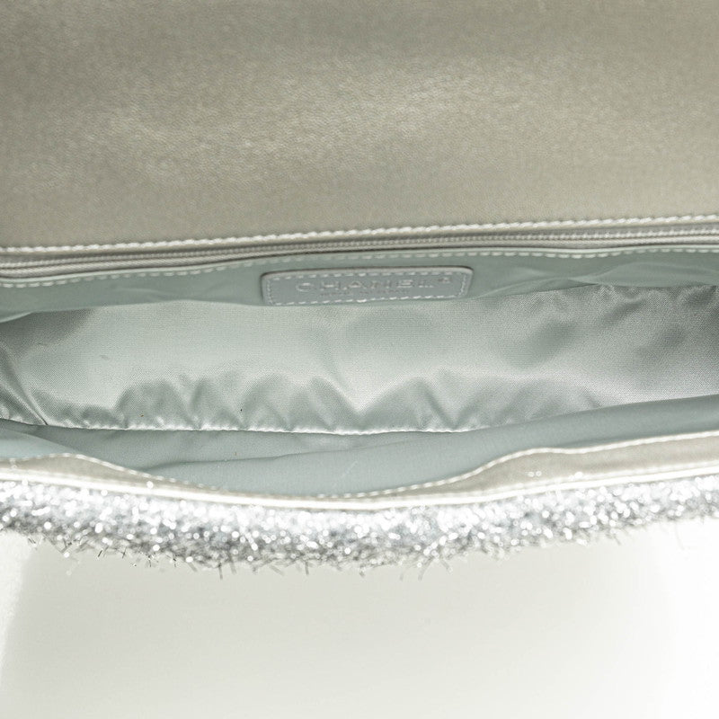 Chanel Poolto Glitter Microfiber Lambskin Shoulder Bag