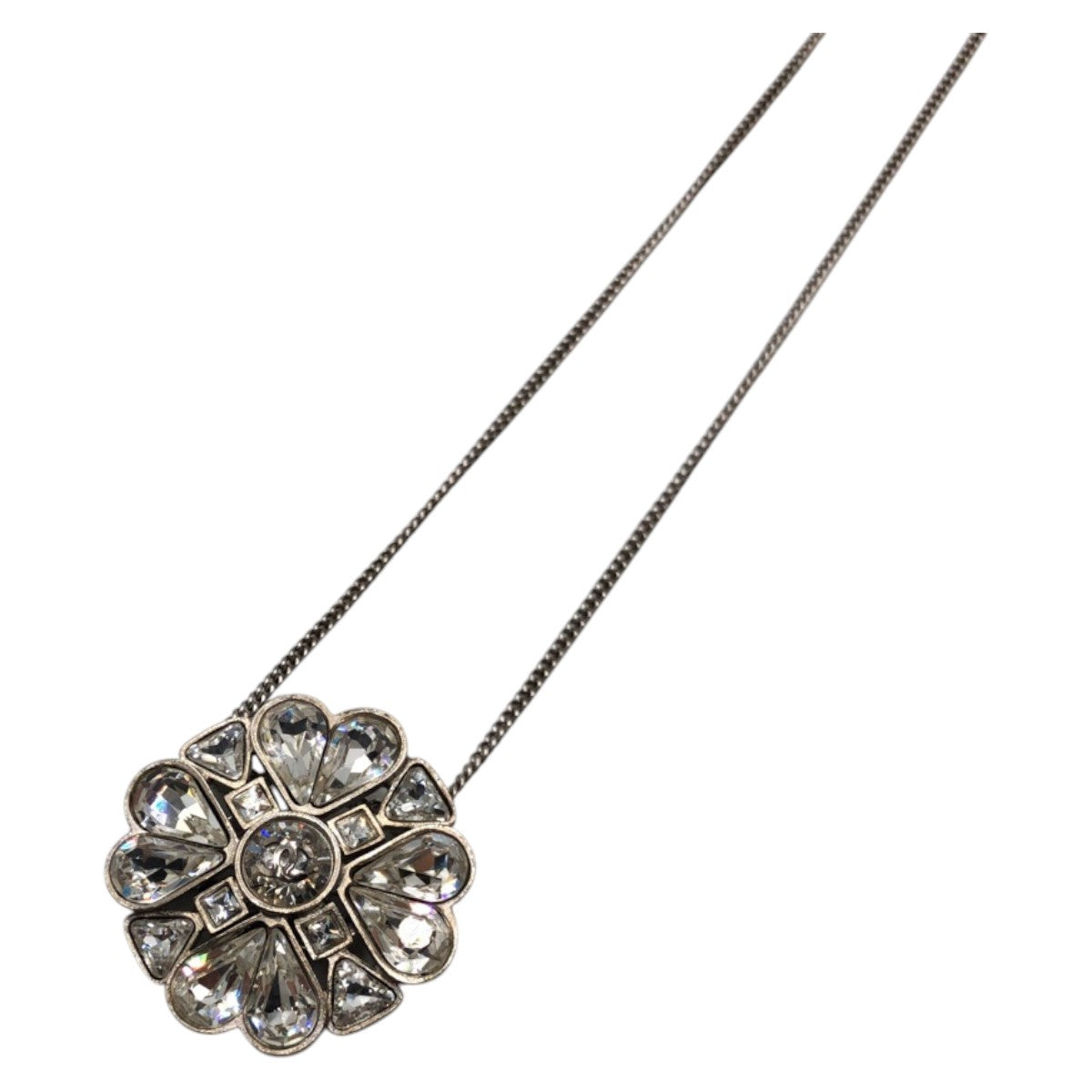Chanel Clover Coco Mark Necklace Pendant