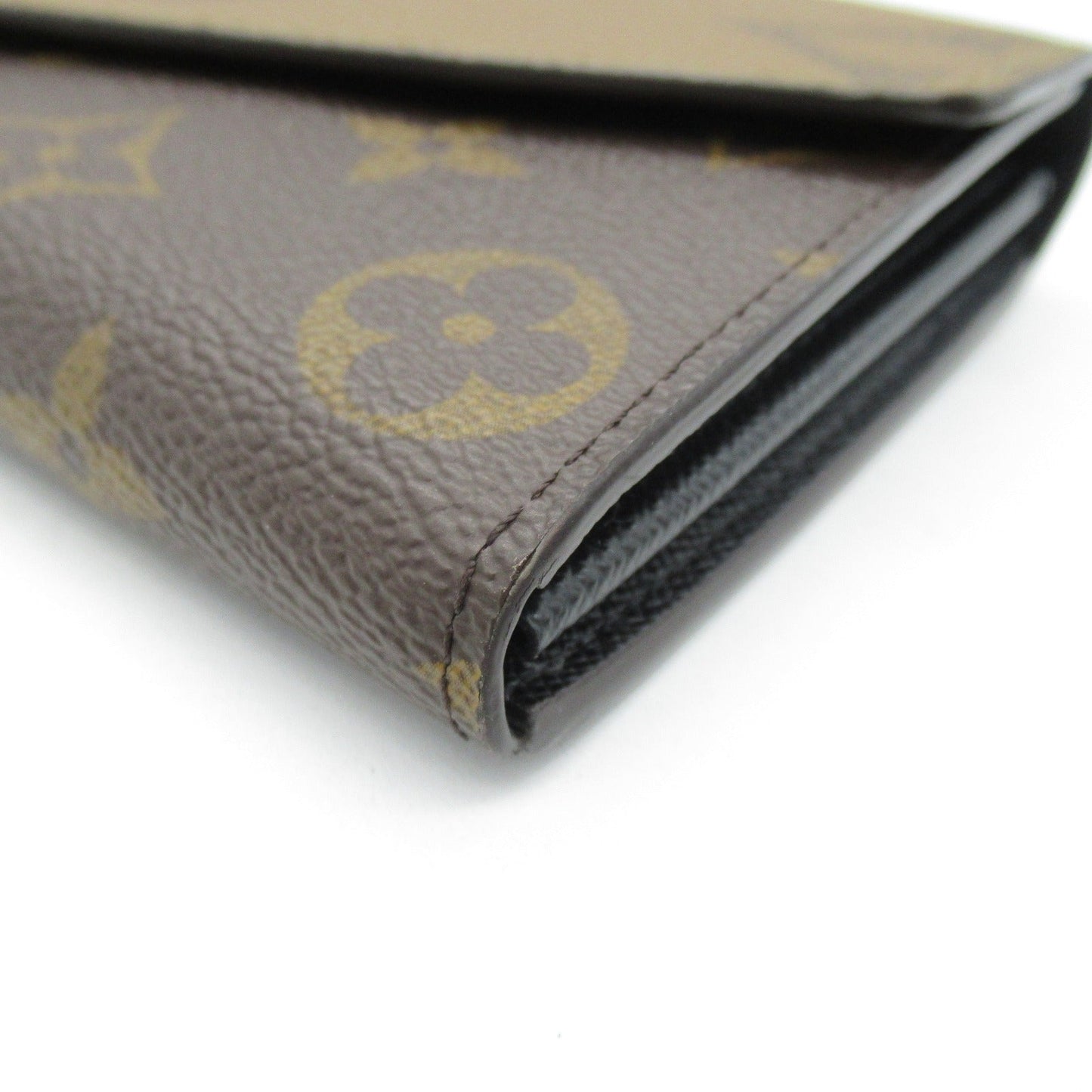 Louis Vuitton Portefolio Sarah Long Wallet Two Fable Wallet Two Foldable Wallet PVC Canvas Monogram Giant Reversee Brown M80726