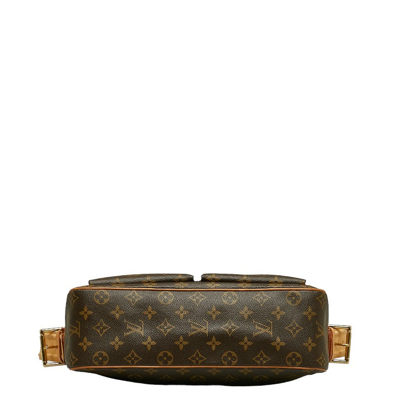 Louis Vuitton Monogram M51163 Shoulder Bag PVC/Leather Brown