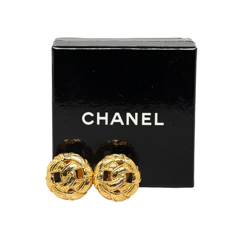 Chanel Coco Twist Motif Earrings G Chanel