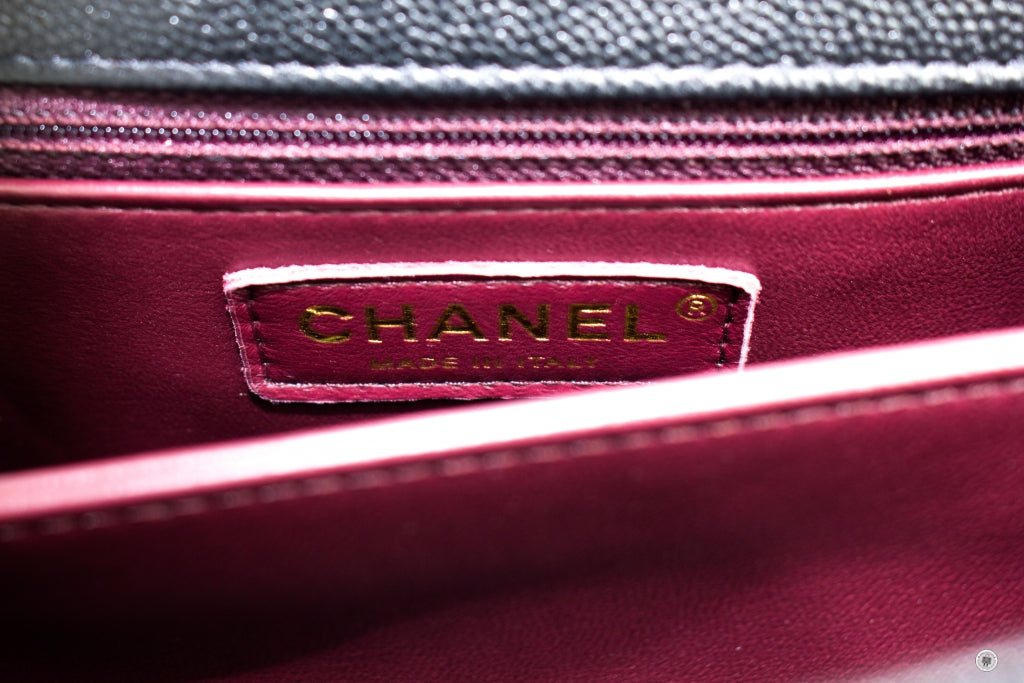 Chanel A B Small Coco Handle Black / Caviar Shoulder Bags Pbhw