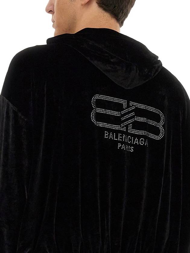 Luxury Balenciaga 23 fw velvet sweatshirt 751014TOVO31000 B0040440930