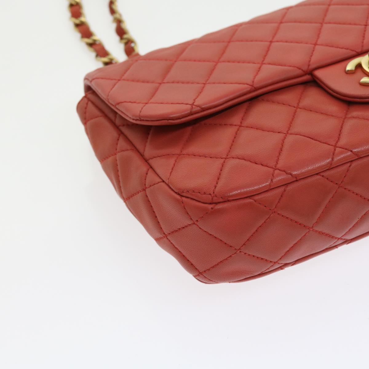 Top Quality Chanel Matelasse Chain Shoulder Bag Lamb Skin Valentine Only Pink CC Auth 57072A