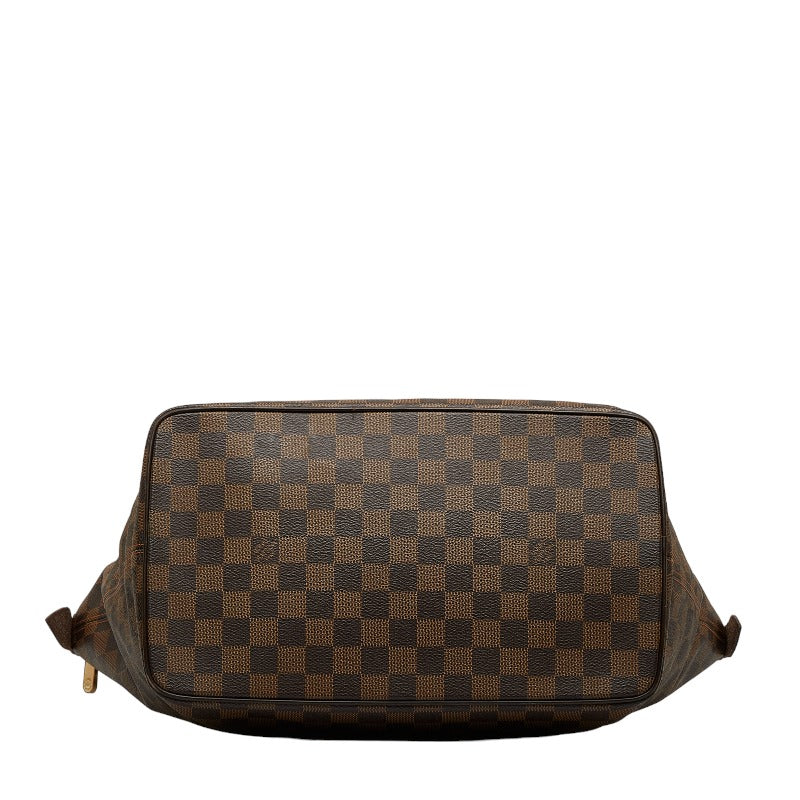 Louis Vuitton Damier Salée MM Handbag N51188 Brown PVC Leather Louis Vuitton