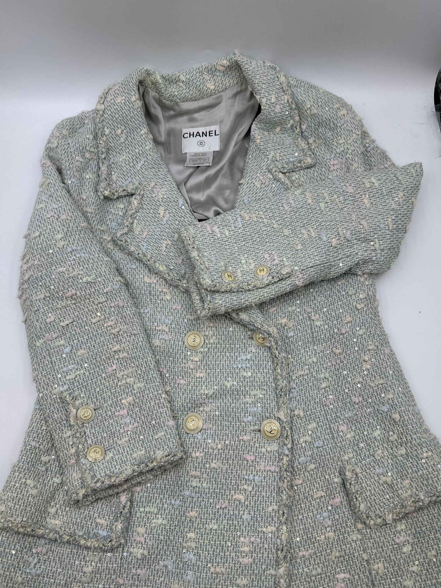 CHANEL 07C BLUE COAT 40 DXBK0294