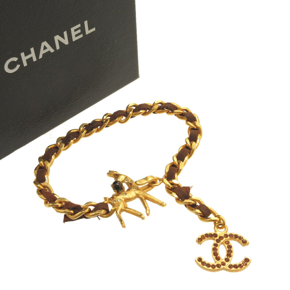 CHANEL bracelet metal gold