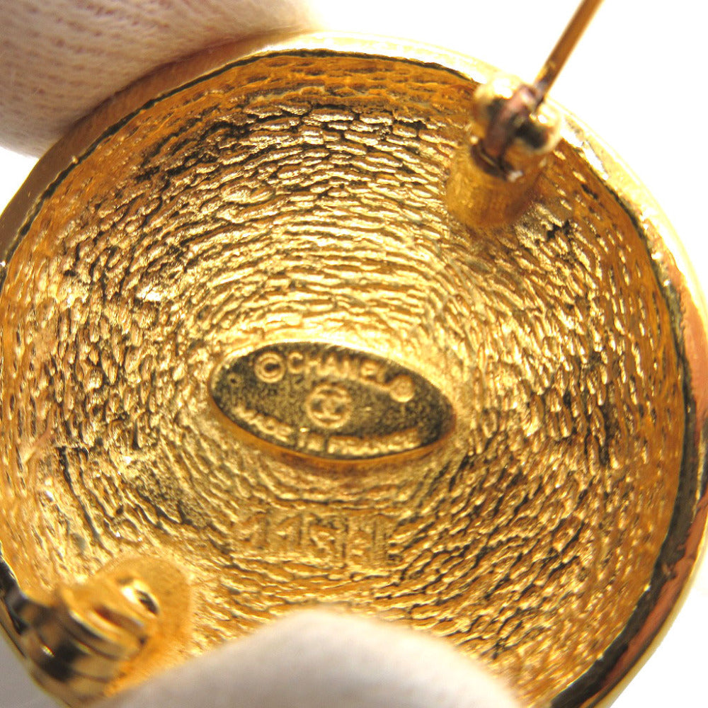 CHANEL Brooch metal gold