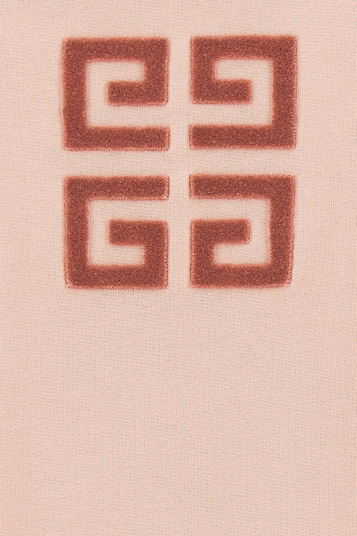 Givenchy Women Flocked Logo Hoodie